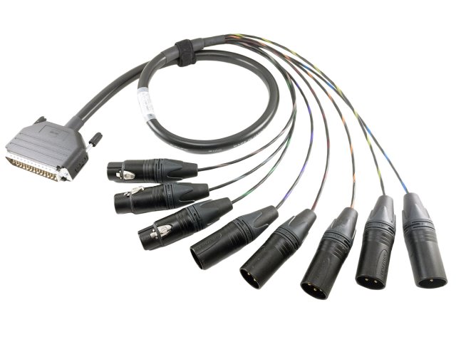 SA&J 4-Wire Intercom Tally DB50 Breakout Cable For Select |  DB50M-53XM/33XF-4W/P1/TRGY-XX - TheBroadcastShop.com