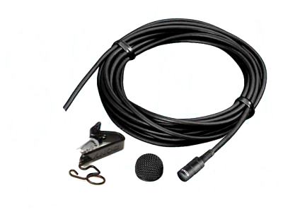 Black Wireless Mic - Tie-Clip/Lavalier