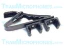 TR-BDTB | Clip, Tie Bar, Double, Black, Accessory For Tram TR50B Lavalier Mics